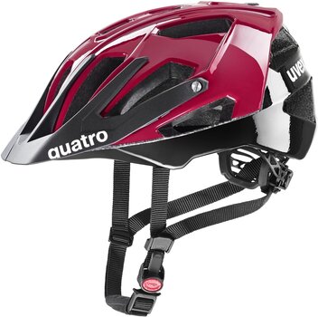 Cykelhjälm UVEX Quatro Red/Black 56-60 Cykelhjälm - 1