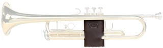 Curea pentru instrumente de suflat Levy's Leather Valve Guards Trumpet  Curea pentru instrumente de suflat Dark Brown