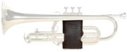 Levy's Leather Valve Guards Cornet Dark Brown Spare Part for Wind Instrument