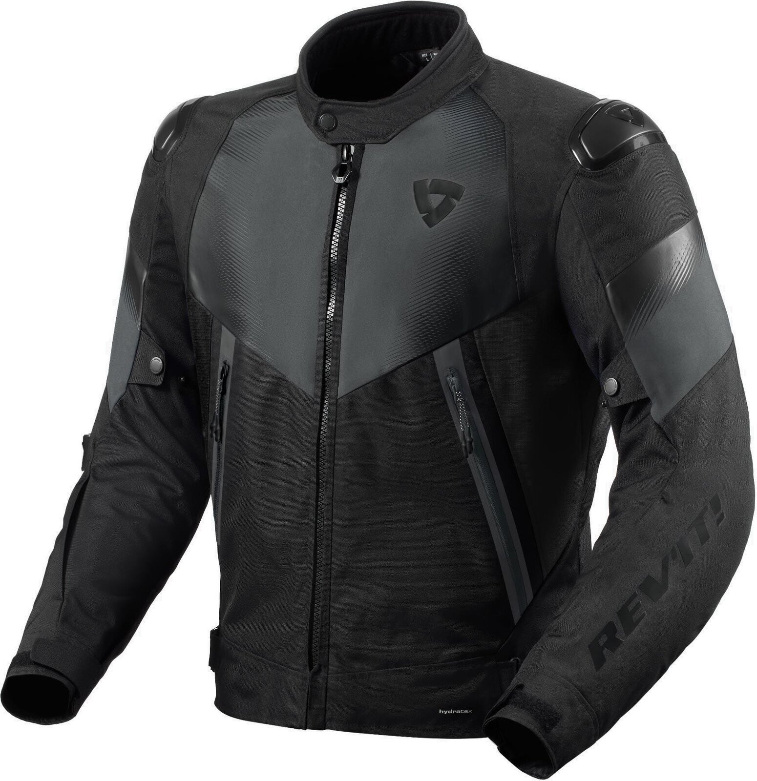 Läderjacka Rev'it! Jacket Control H2O Black/Anthracite S Läderjacka
