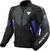 Kožna jakna Rev'it! Jacket Control H2O Black/Blue 3XL Kožna jakna
