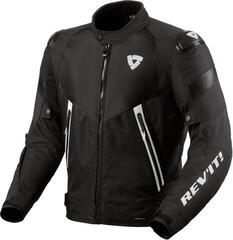 Tekstilna jakna Rev'it! Jacket Control H2O Black/White M Tekstilna jakna