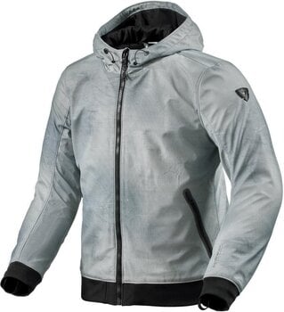 Blouson textile Rev'it! Jacket Saros WB Grey/Dark Grey L Blouson textile - 1