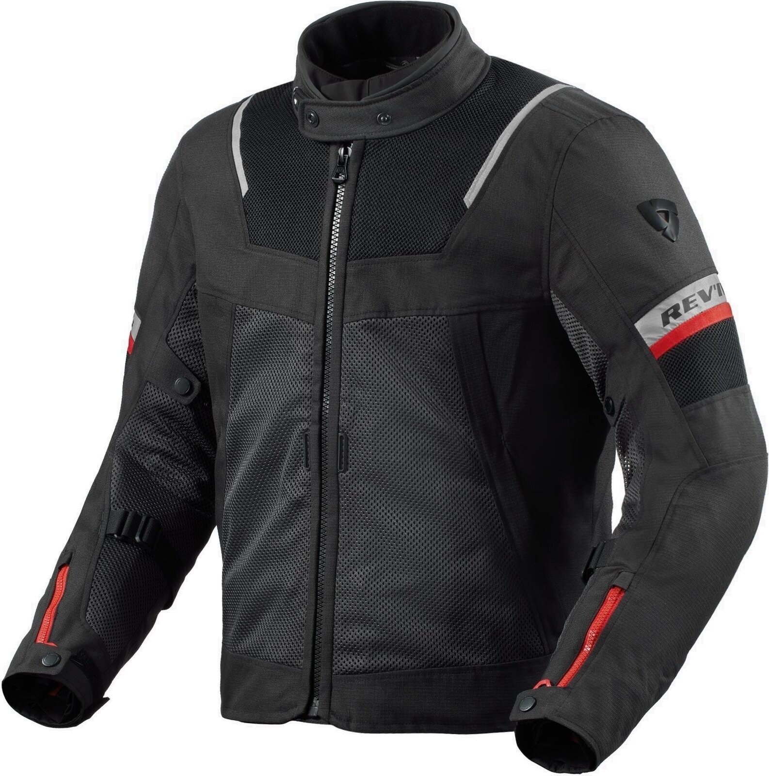 Photos - Motorcycle Clothing Rev'it! Rev'it! Jacket Tornado 4 H2O Black/Anthracite XL Textile Jacket FJ