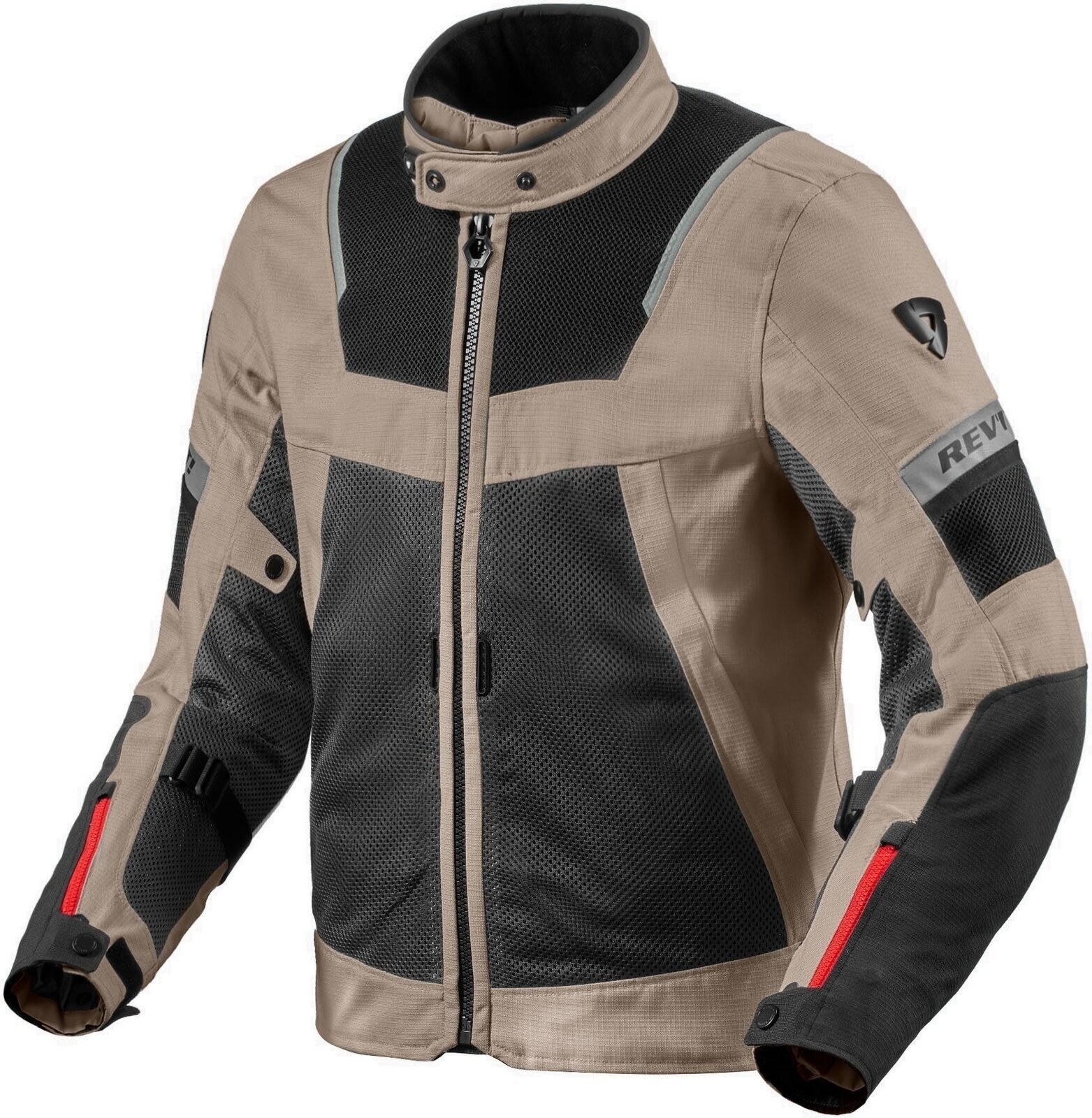 Kurtka tekstylna Rev'it! Jacket Tornado 4 H2O Sand/Black 3XL Kurtka tekstylna