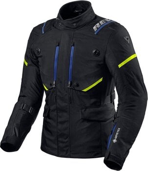 Textilní bunda Rev'it! Jacket Vertical GTX Black L Textilní bunda - 1