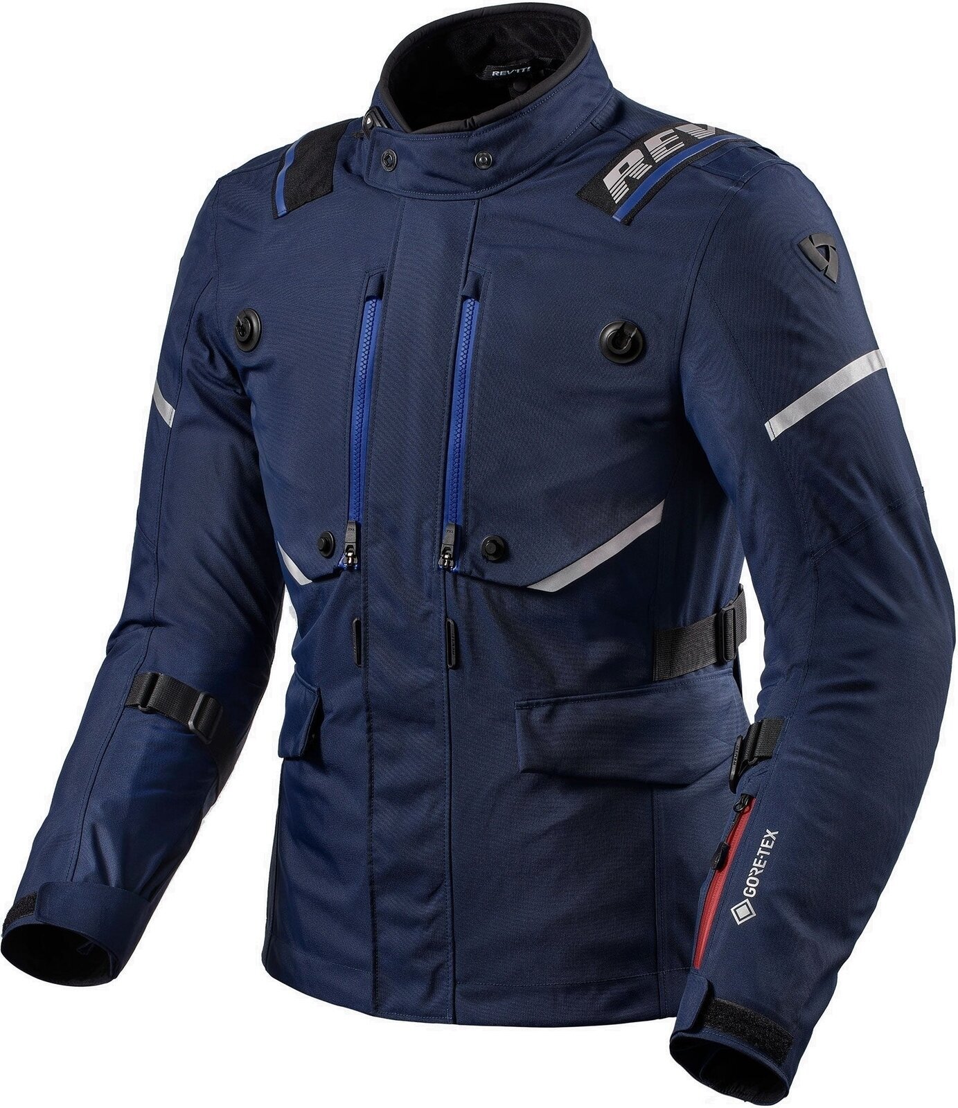 Blouson textile Rev'it! Jacket Vertical GTX Dark Blue 3XL Blouson textile