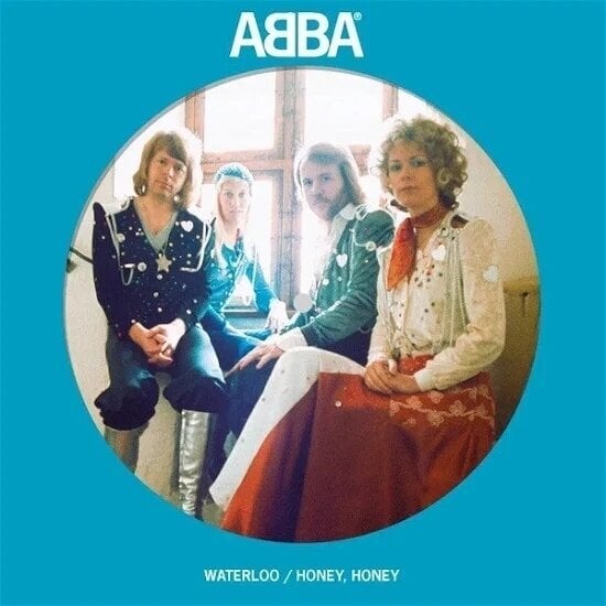 Disque vinyle Abba - 7-Waterloo (Swedish) / Honey Honey (Picture Disc) (Swedish) (Limited Edition) (Anniversary Edition) (7" Vinyl)
