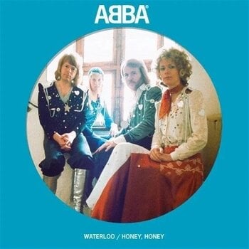Disco de vinilo Abba - 7-Waterloo (Swedish) / Honey Honey (Picture Disc) (Swedish) (Limited Edition) (Anniversary Edition) (7" Vinyl) - 1