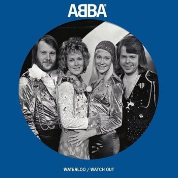 Disque vinyle Abba - 7-Waterloo / Watch Out (Picture Disc) (Limited Edition) (Anniversary Edition) (7" Vinyl) - 1