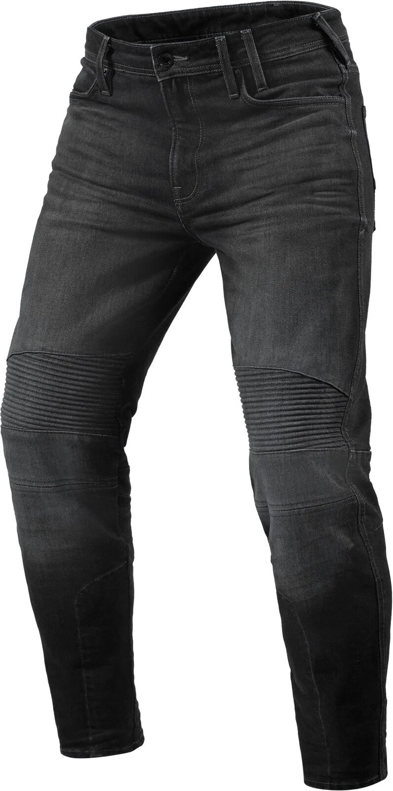 Motorcykeljeans Rev'it! Jeans Moto 2 TF Dark Grey W30/L32 Motorcykeljeans