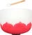 Percussion for music therapy Sela 14“ Crystal Singing Bowl Set Lotus 432Hz C - Red (Root Chakra)