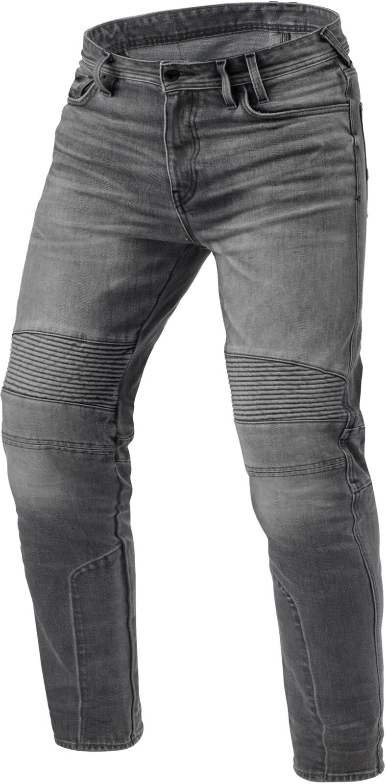 Calças de ganga para motociclismo Rev'it! Jeans Moto 2 TF Medium Grey 32/28 Calças de ganga para motociclismo