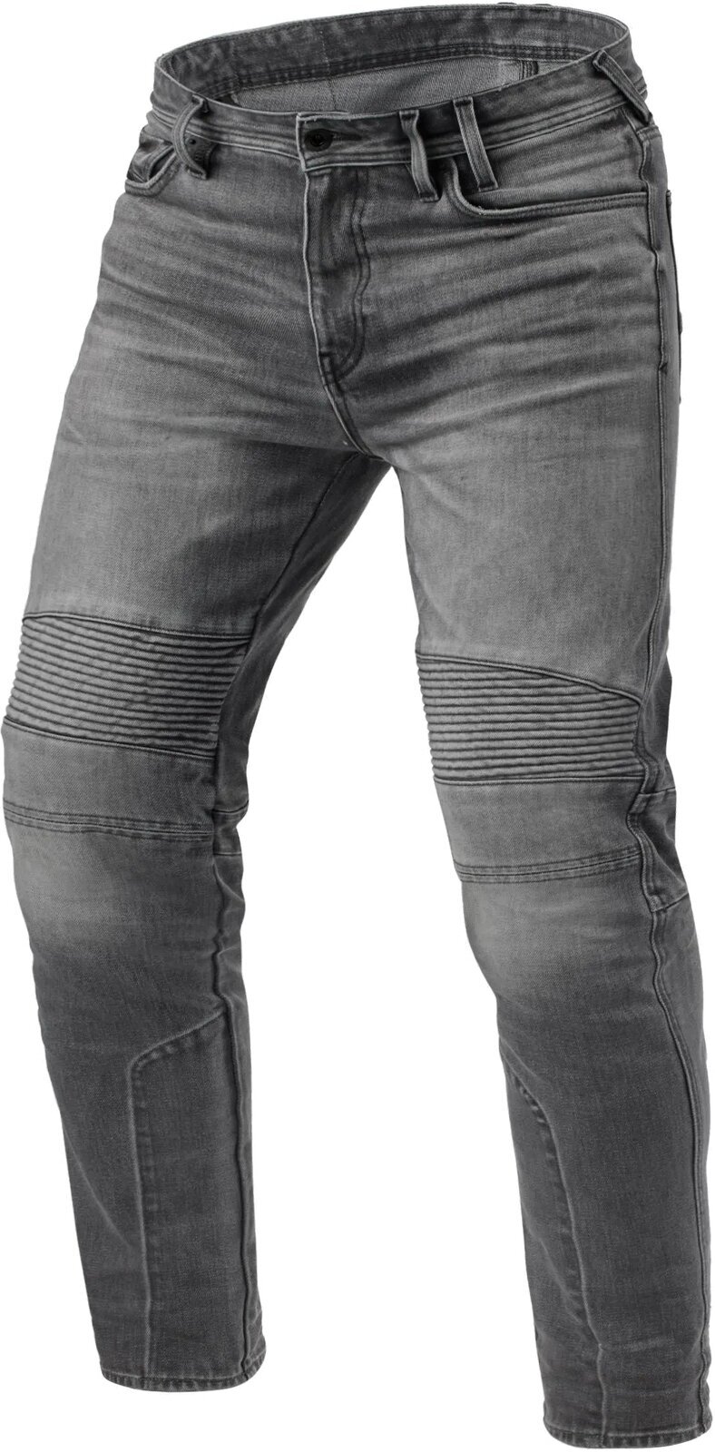 Motoros farmernadrágok Rev'it! Jeans Moto 2 TF Medium Grey 32/28 Motoros farmernadrágok