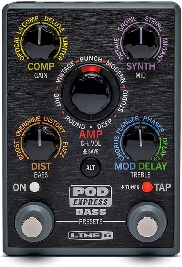 LINE6／POD Express Line6 Pod Express Bass Multi-efect pentru bas - Muziker