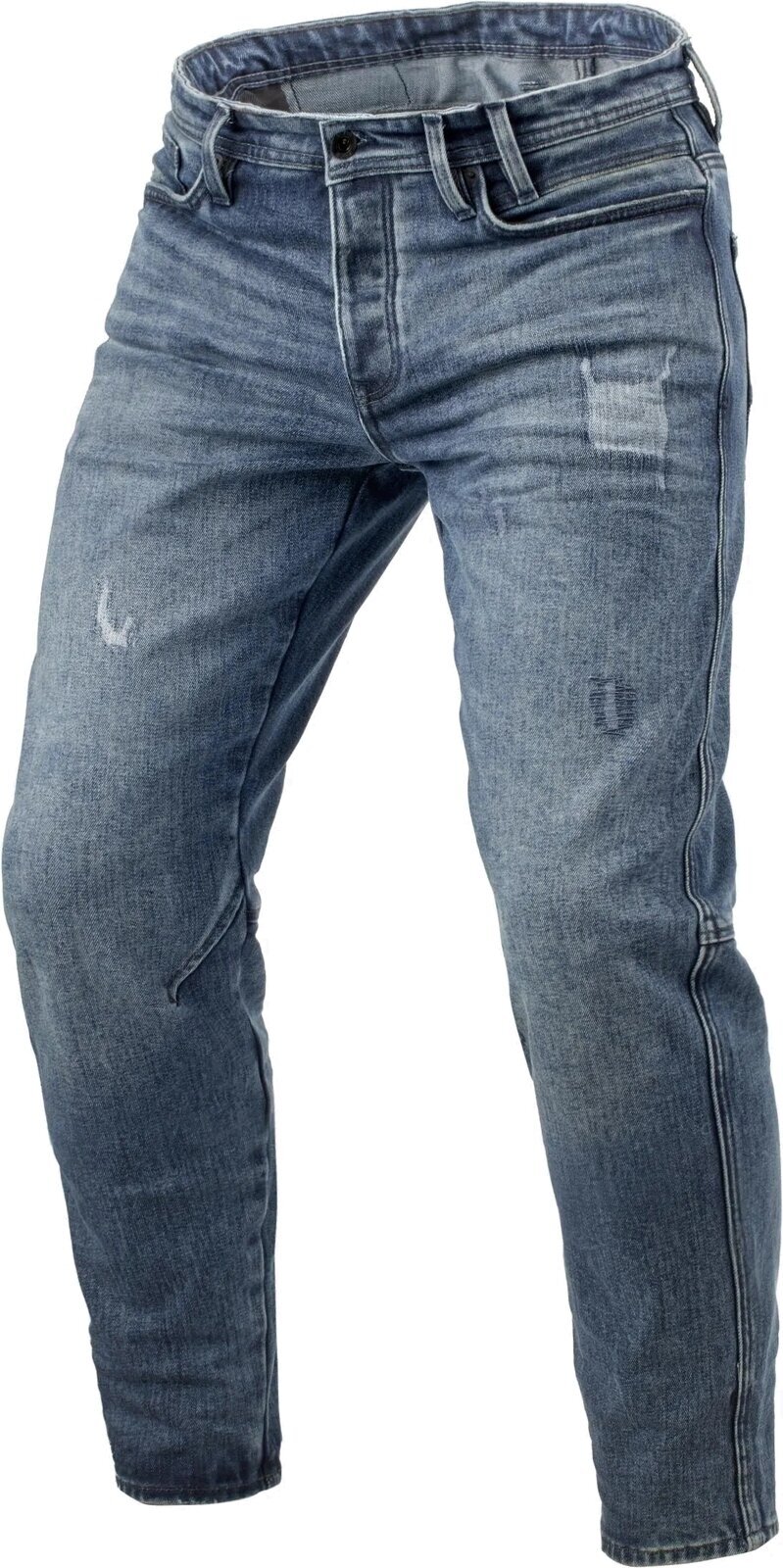 Calças de ganga para motociclismo Rev'it! Jeans Rilan TF Medium Blue Vintage 32/28 Calças de ganga para motociclismo