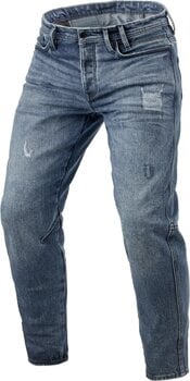 Calças de ganga para motociclismo Rev'it! Jeans Rilan TF Medium Blue Vintage 34/33 Calças de ganga para motociclismo - 1