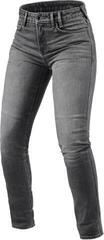 Motorradjeans Rev'it! Jeans Shelby 2 Ladies SK Medium Grey Stone