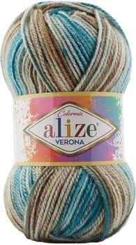 Knitting Yarn Alize Verona 7818 - 1