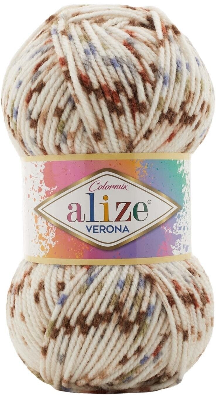 Fios para tricotar Alize Verona 7807 Fios para tricotar