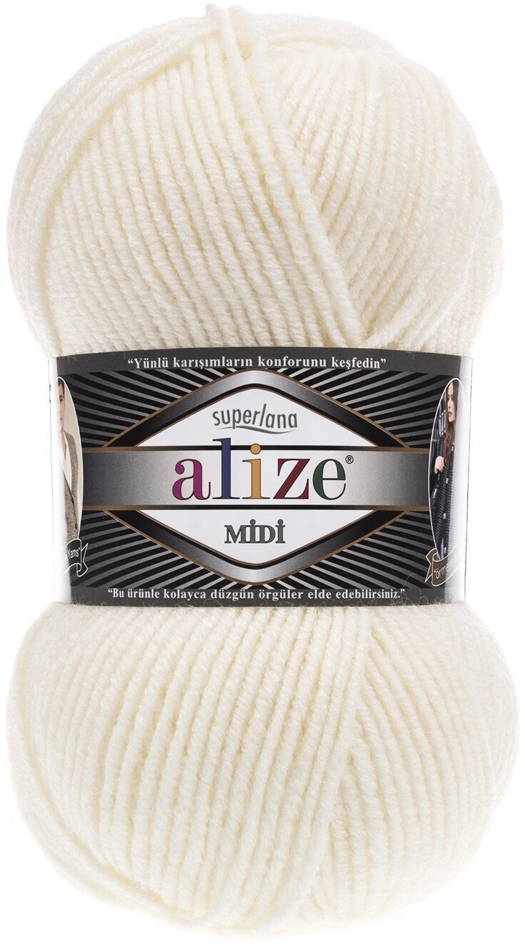 Knitting Yarn Alize Superlana Midi 62