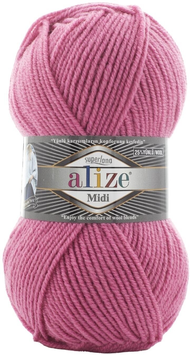 Fios para tricotar Alize Superlana Midi 178