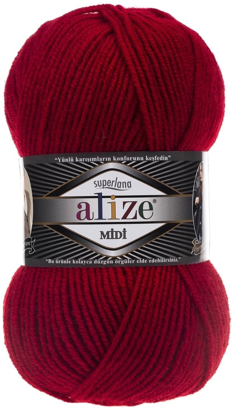Fil à tricoter Alize Superlana Midi 56 Fil à tricoter