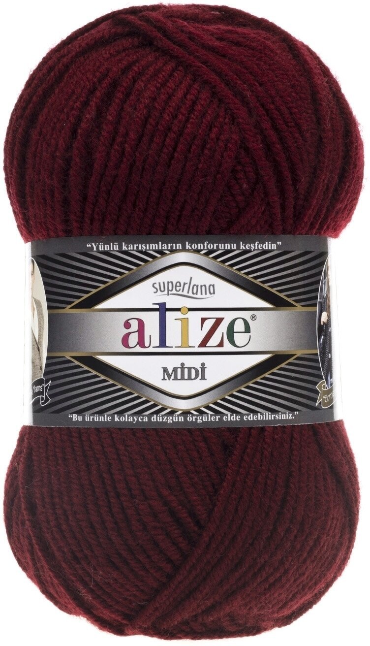 Fios para tricotar Alize Superlana Midi 57