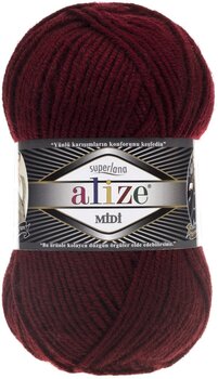 Knitting Yarn Alize Superlana Midi 57 - 1