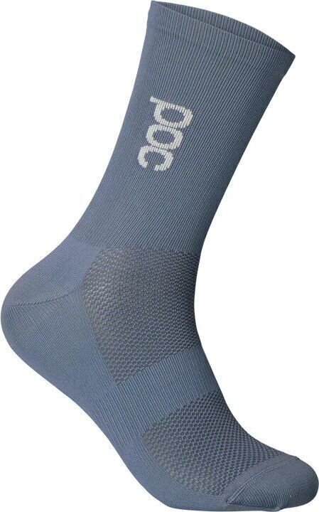 Cycling Socks POC Soleus Lite Sock Mid Calcite Blue L Cycling Socks