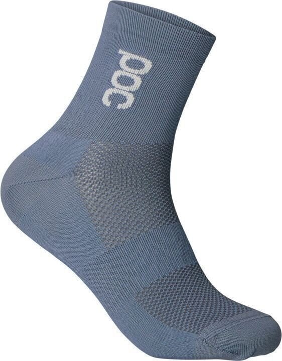 Чорапи за колоездене POC Essential Road Sock Short Calcite Blue L Чорапи за колоездене