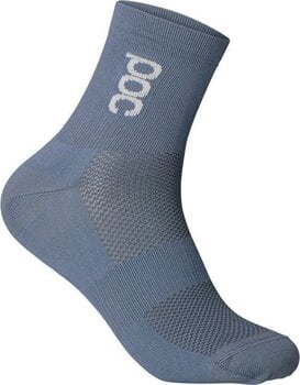 Cycling Socks POC Essential Road Sock Short Calcite Blue L Cycling Socks - 1