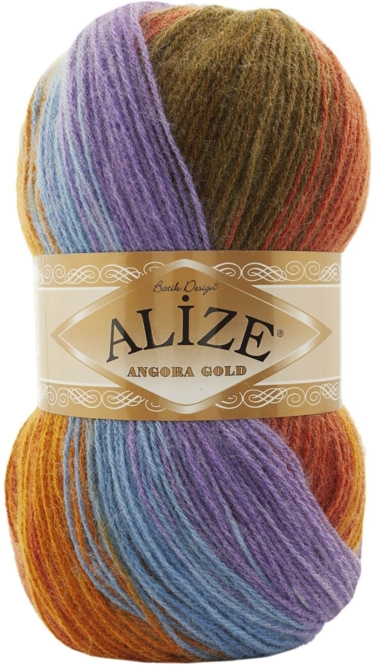 Knitting Yarn Alize Angora Gold Batik 7794