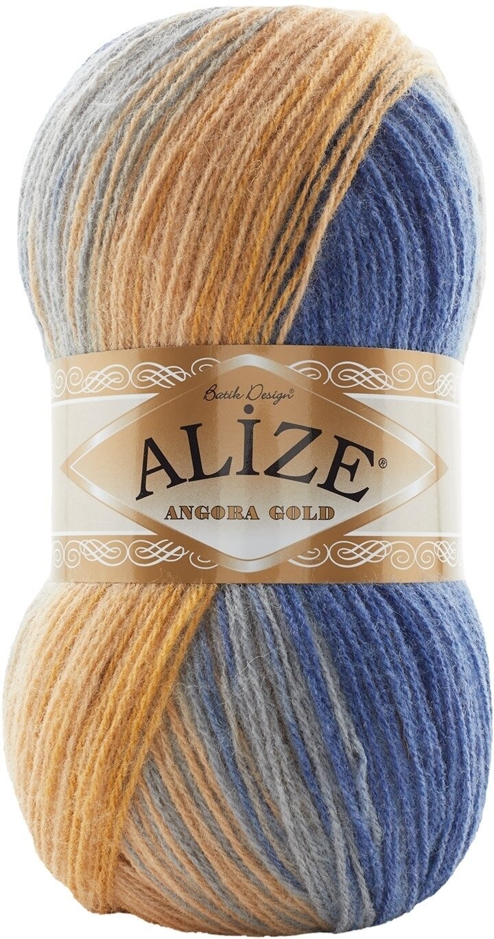 Knitting Yarn Alize Angora Gold Batik 7914