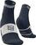 Meias de corrida Compressport Training Socks 2-Pack Dress Blues/White T2 Meias de corrida