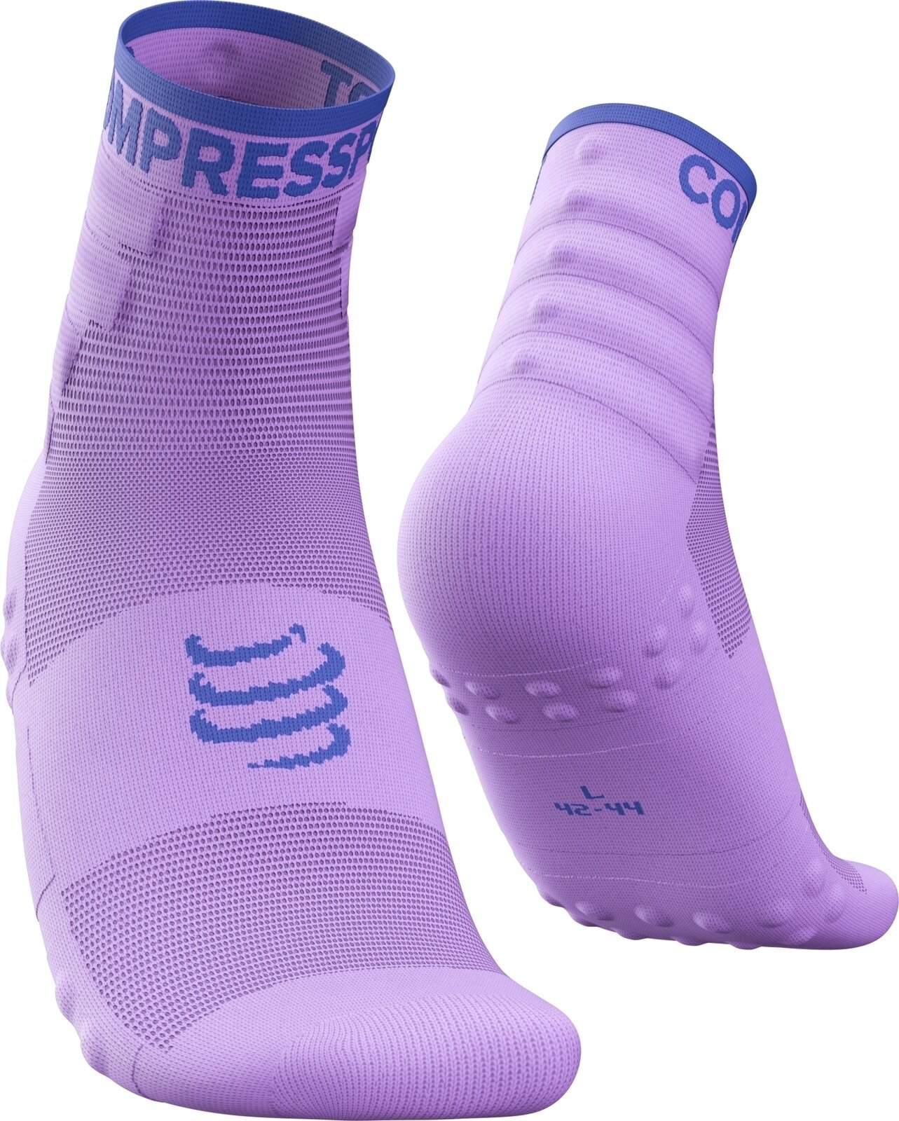 Løbestrømper Compressport Training Socks 2-Pack Lupine/Dazzling Blue T2 Løbestrømper
