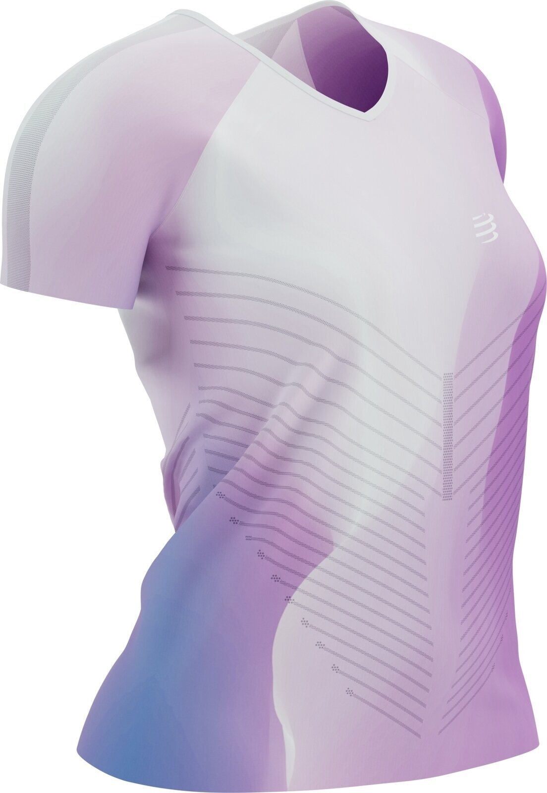 Tricou cu mânecă scurtă pentru alergare
 Compressport Performance SS Tshirt W Royal Lilac/Lupine/White M Tricou cu mânecă scurtă pentru alergare