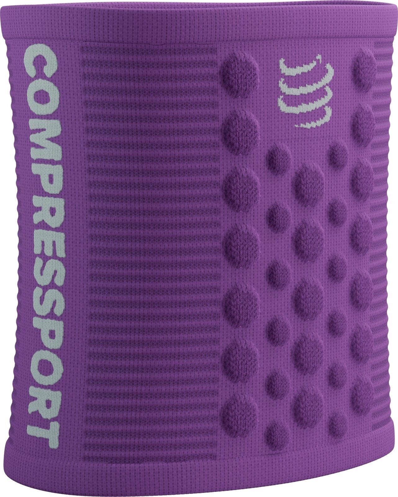 Ocieplacze na ręce do biegania Compressport Sweatbands 3D.Dots Royal Lilac/White UNI Ocieplacze na ręce do biegania
