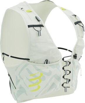 Running backpack Compressport UltRun S Pack Evo 10 Sugar Swizzle/Ice Flow/Safety Yellow XS Running backpack - 1