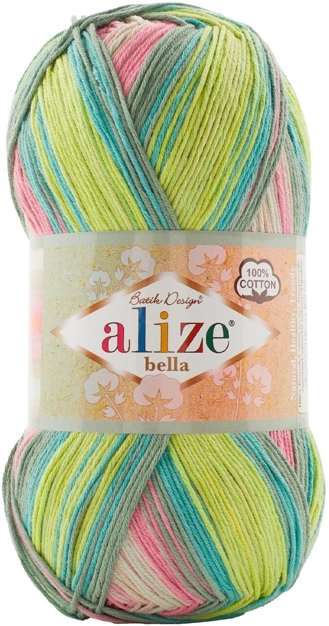 Pređa za pletenje Alize Bella Batik 100 6792