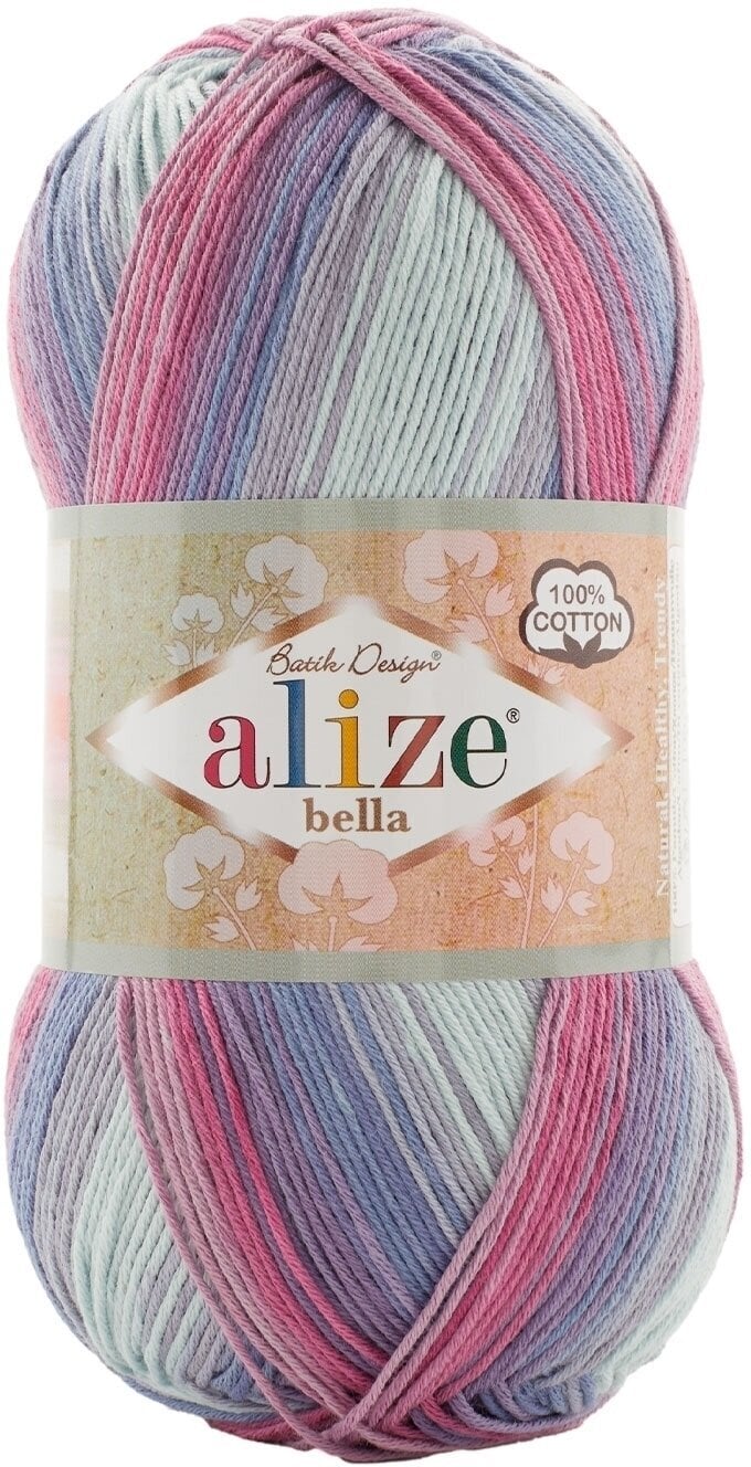 Knitting Yarn Alize Bella Batik 100 3686 Knitting Yarn