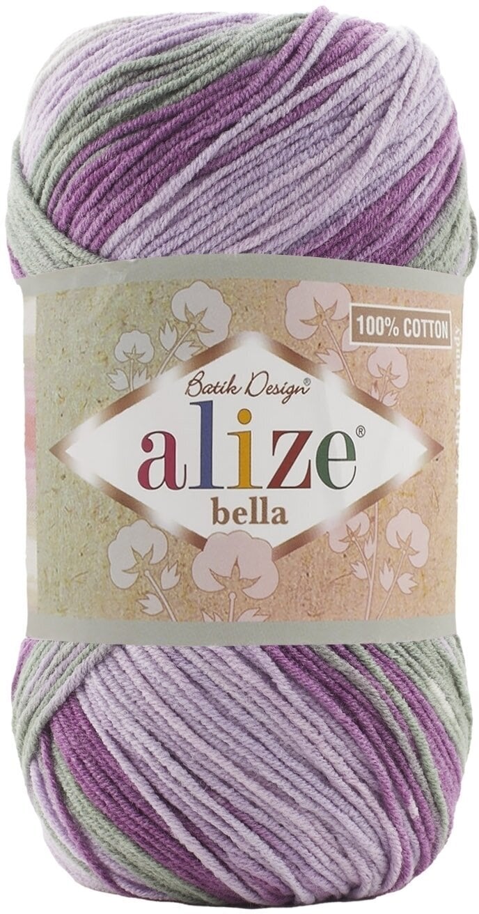 Pletací příze Alize Bella Batik 100 4149 Pletací příze