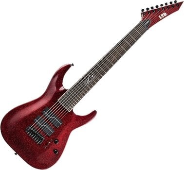 8-strunná elektrická kytara ESP LTD SC-608 Baritone Stephen Carpenter Signature Red Sparkle - 1