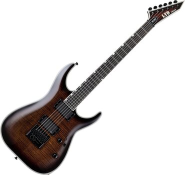 Guitarra eléctrica ESP LTD MH-1000 Evertune Dark Brown Sunburst Guitarra eléctrica - 1