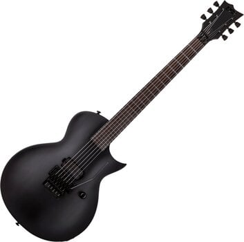 Guitare électrique ESP LTD EC-FR Black Metal Black Satin - 1