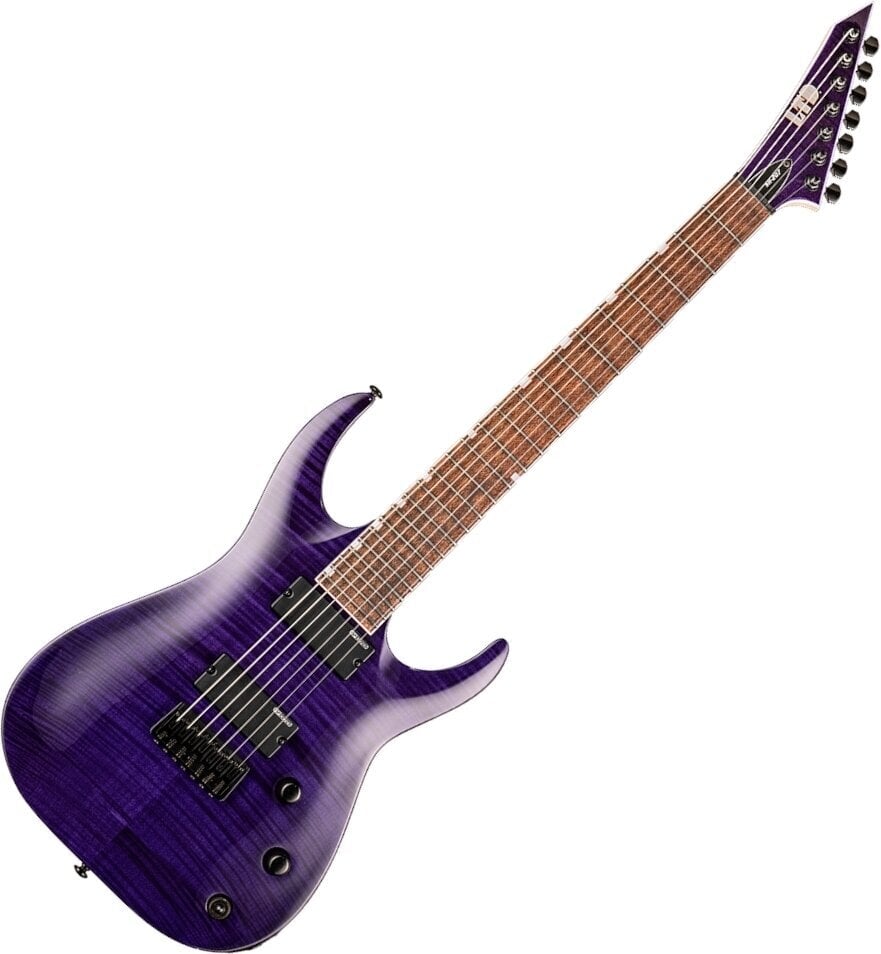 7-string Electric Guitar ESP LTD SH-207 Brian Welch Signature See Thru Purple