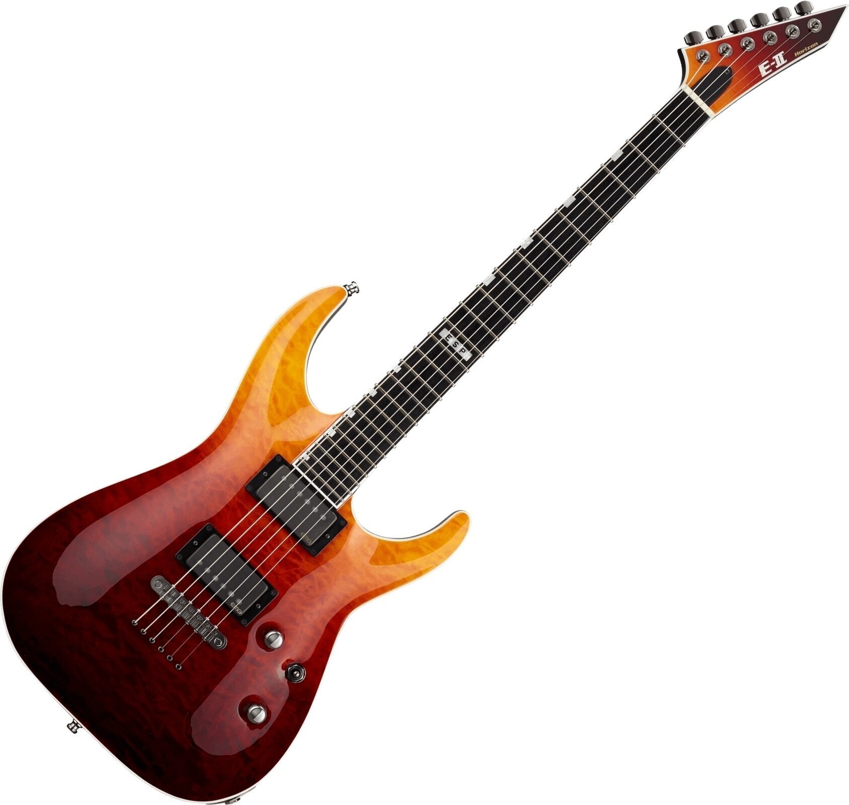 Guitare électrique ESP Horizon NT-II Tiger Eye Amber Fade