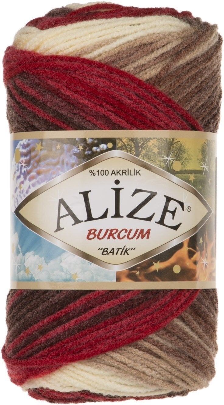 Fios para tricotar Alize Burcum Batik 4574 Fios para tricotar