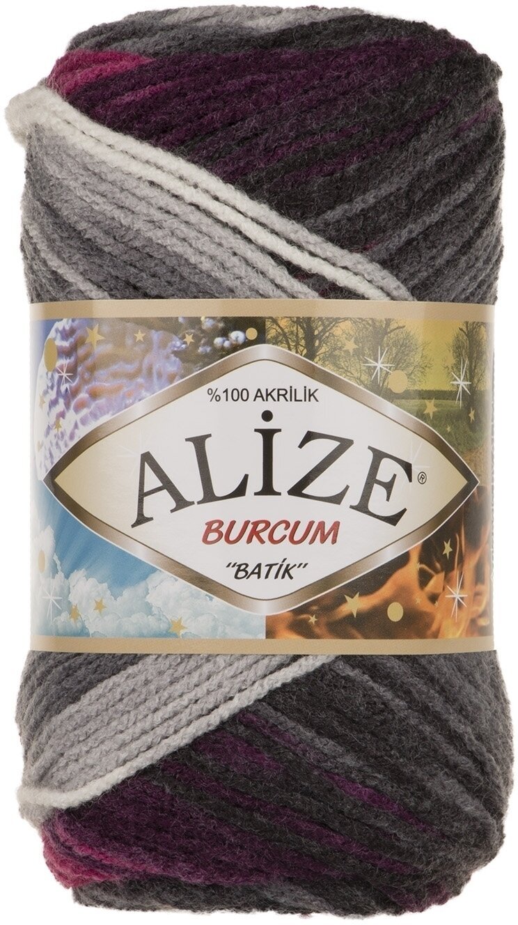 Fil à tricoter Alize Burcum Batik 4202 Fil à tricoter