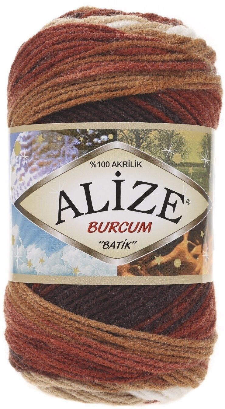 Fios para tricotar Alize Burcum Batik 2626